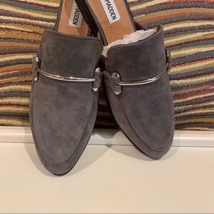 Brand New Steve Madden Grey Suede Shoes